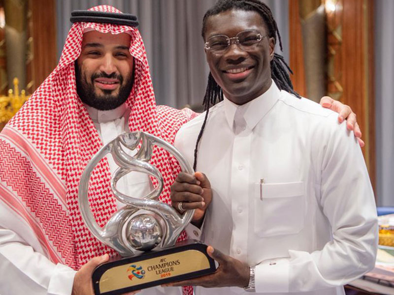 غوميز ينشر صورة تجمعه بولي العهد السعودي ويوجه له رسالة من القلب